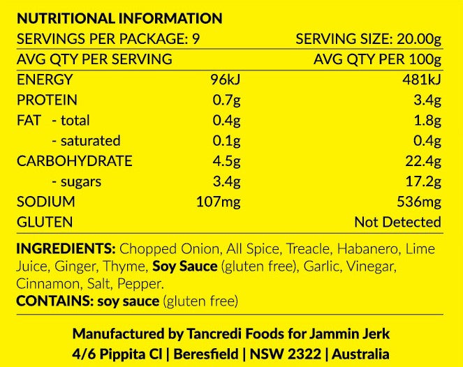 Jammin' Jerk Hot Marinade Paste