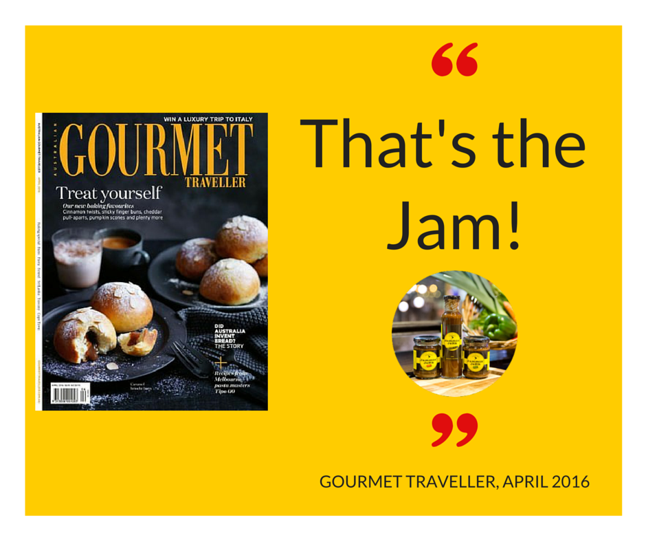 Did you see us in Gourmet Traveller?